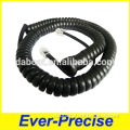 ROHS PVC PP Telephone Handset Cord Spiral Cable Patch Cable Extra Long